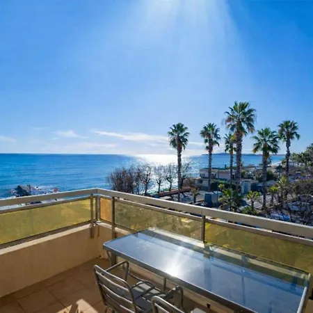 Vue Exceptionnelle Terrasse La Vague D'or- Parking Villeneuve-Loubet
